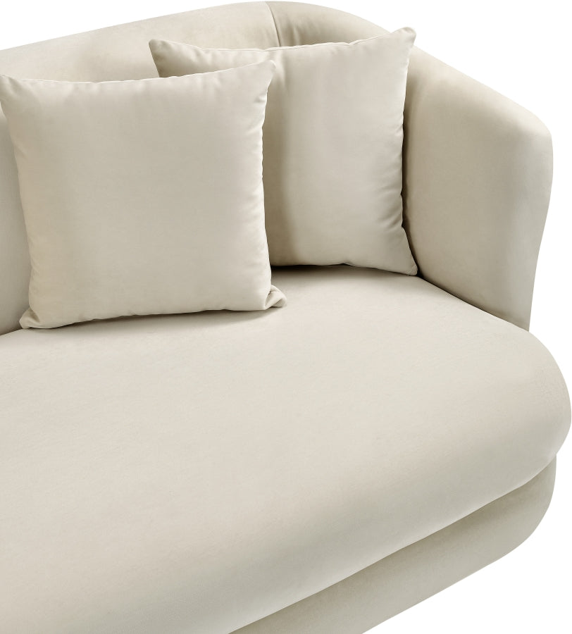 Fauteuil d'appoint rembourré en chenille Vivi