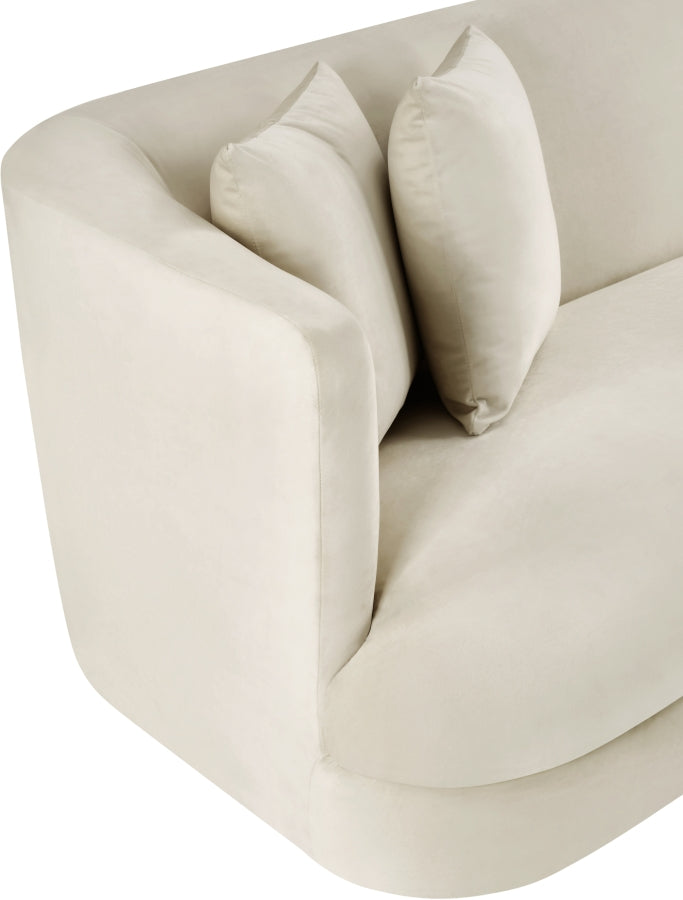 Fauteuil d'appoint rembourré en chenille Vivi