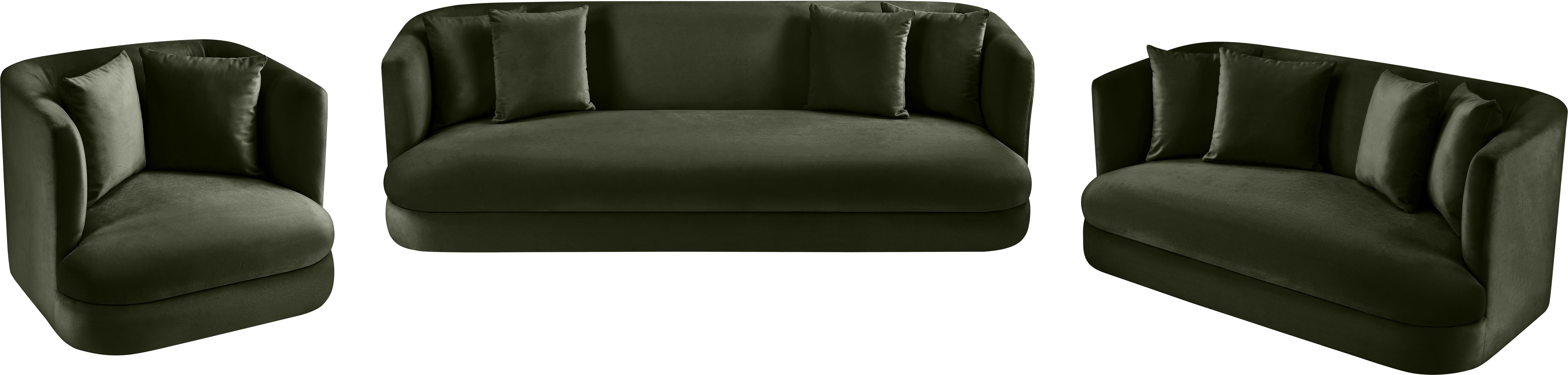 Fauteuil d'appoint rembourré en chenille Vivi