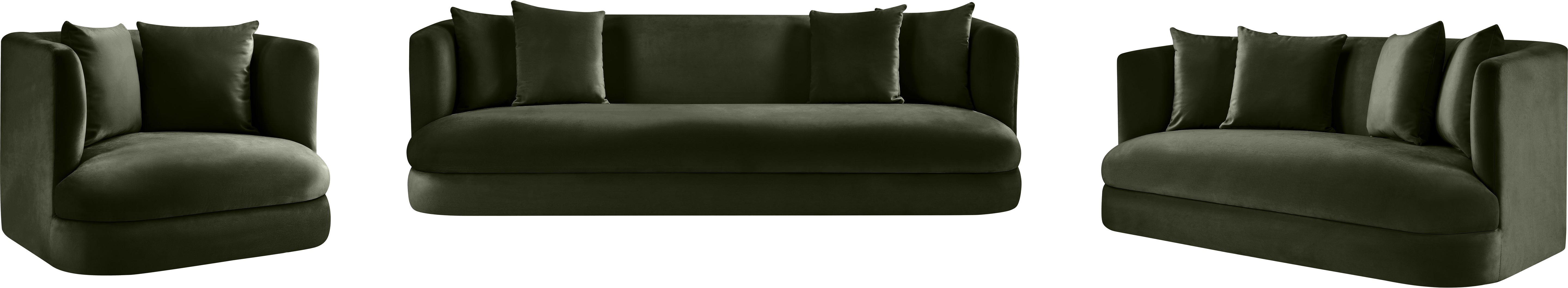 Fauteuil d'appoint rembourré en chenille Vivi