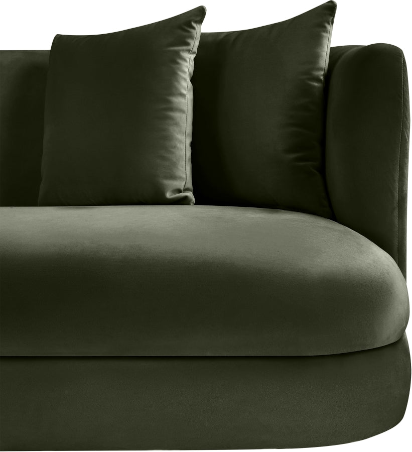 Fauteuil d'appoint rembourré en chenille Vivi