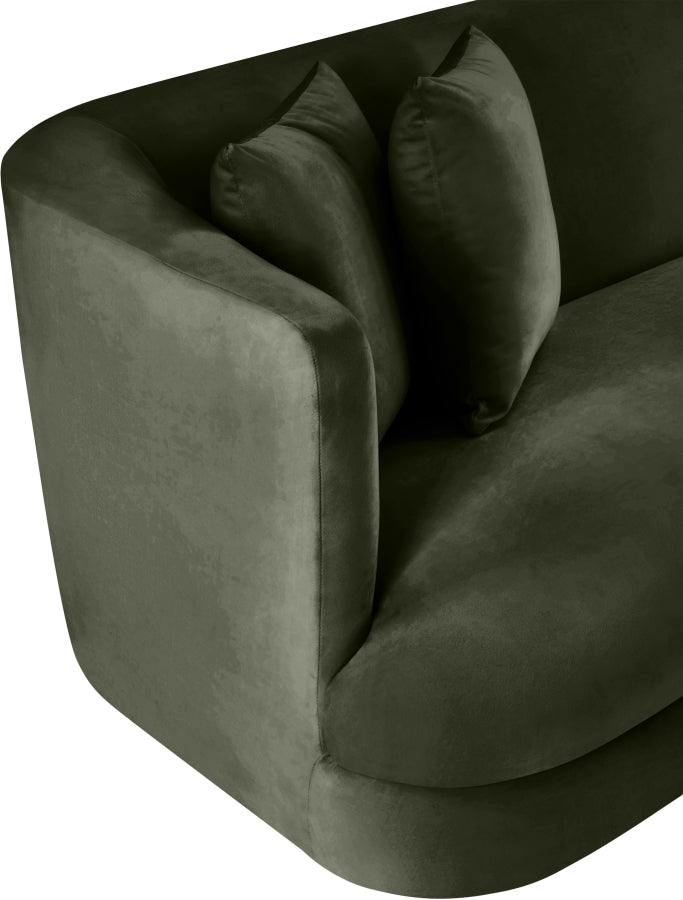 Fauteuil d'appoint rembourré en chenille Vivi