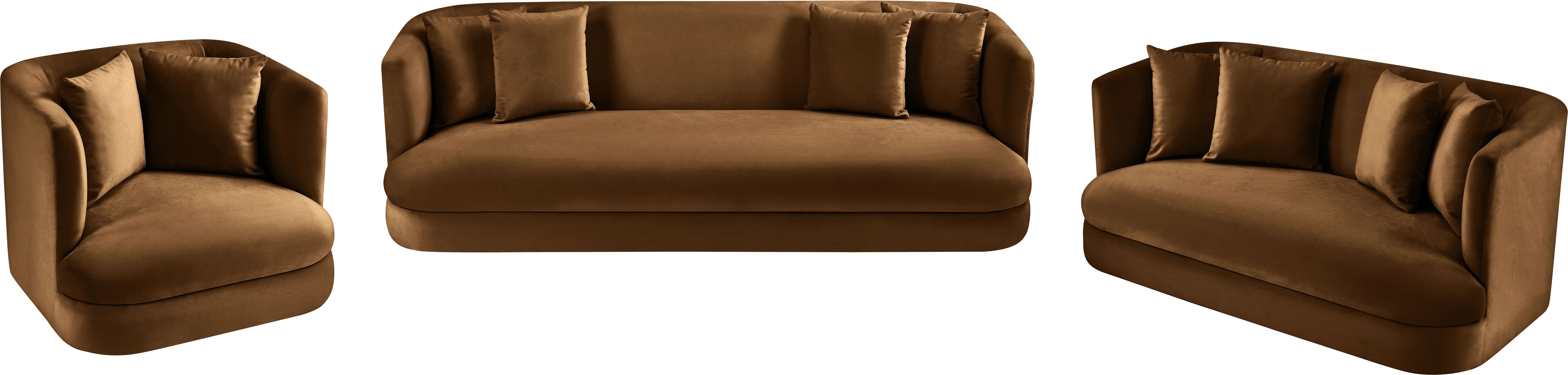 Fauteuil d'appoint rembourré en chenille Vivi