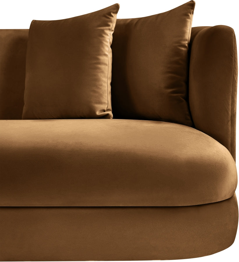 Fauteuil d'appoint rembourré en chenille Vivi