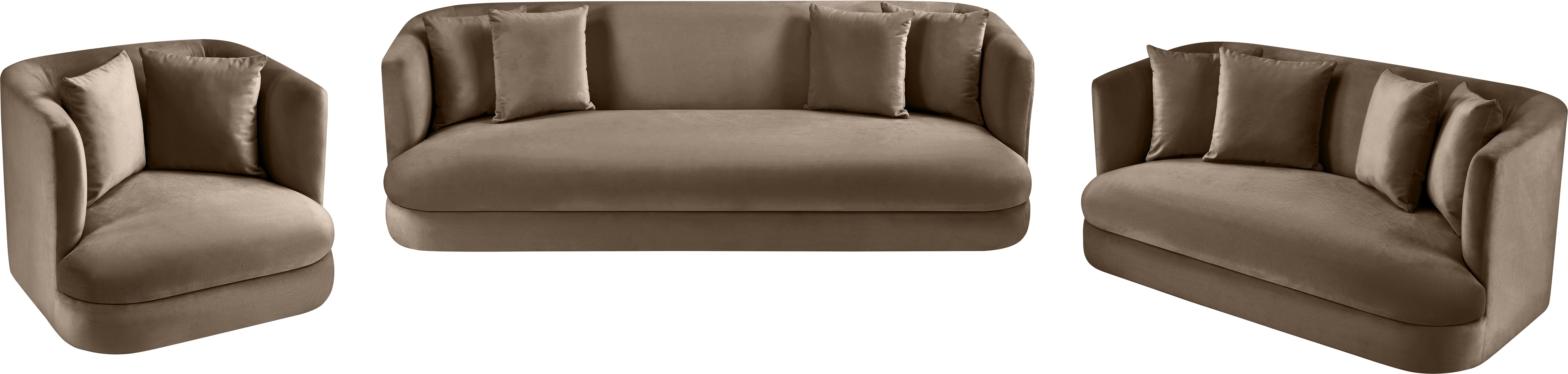 Fauteuil d'appoint rembourré en chenille Vivi