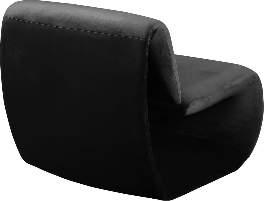 Fauteuil d'appoint rembourré en chenille Vivi