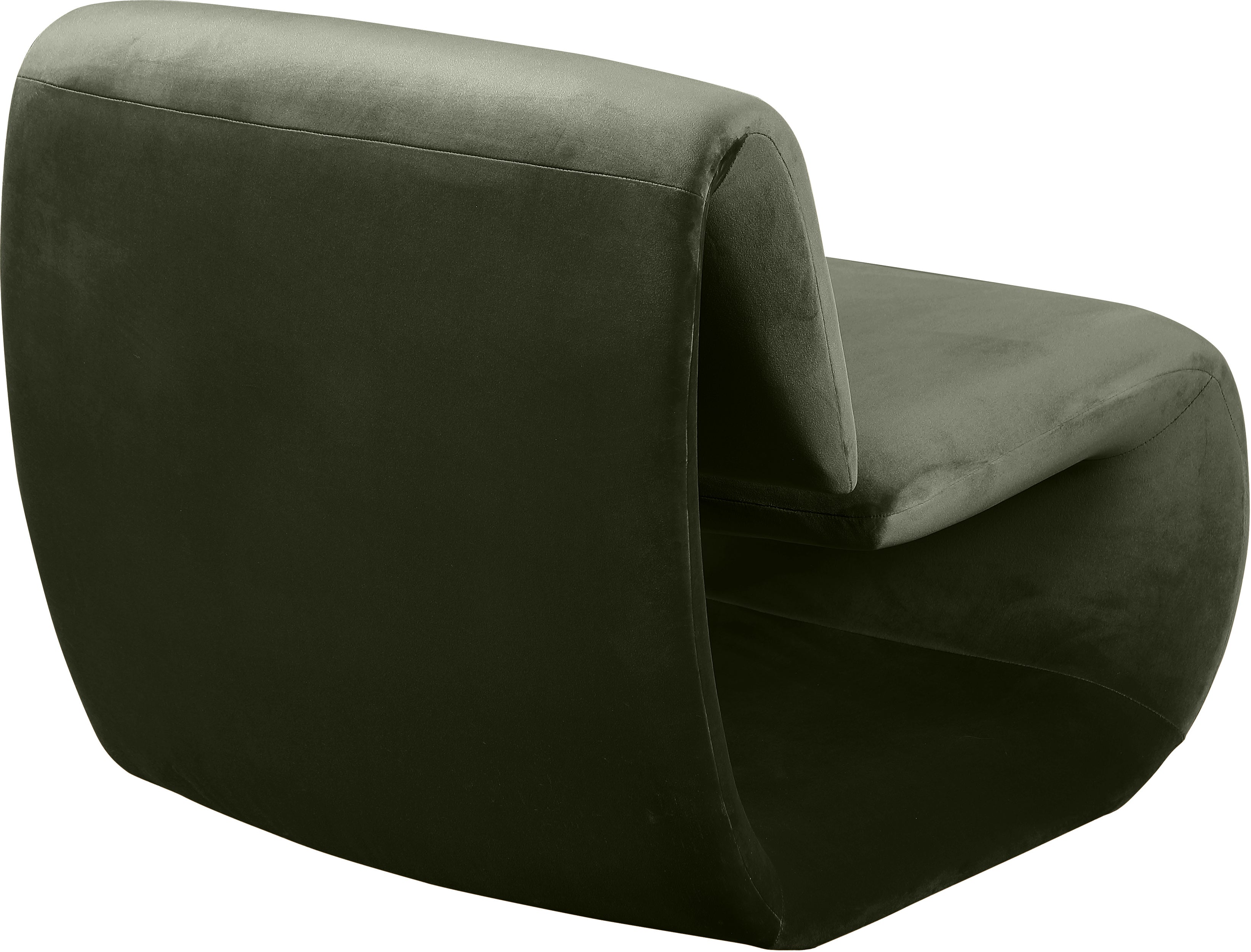 Fauteuil d'appoint rembourré en chenille Vivi