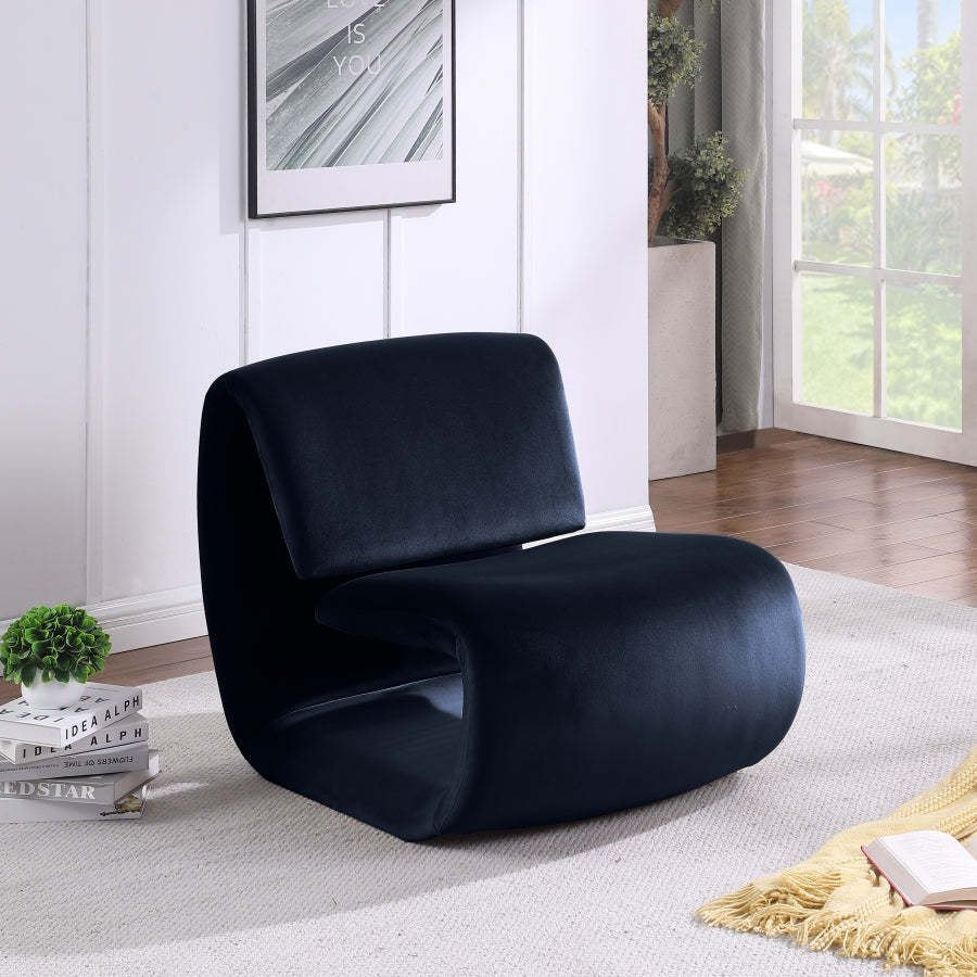 Fauteuil d'appoint rembourré en chenille Vivi
