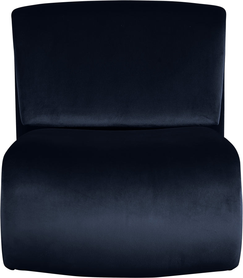 Fauteuil d'appoint rembourré en chenille Vivi