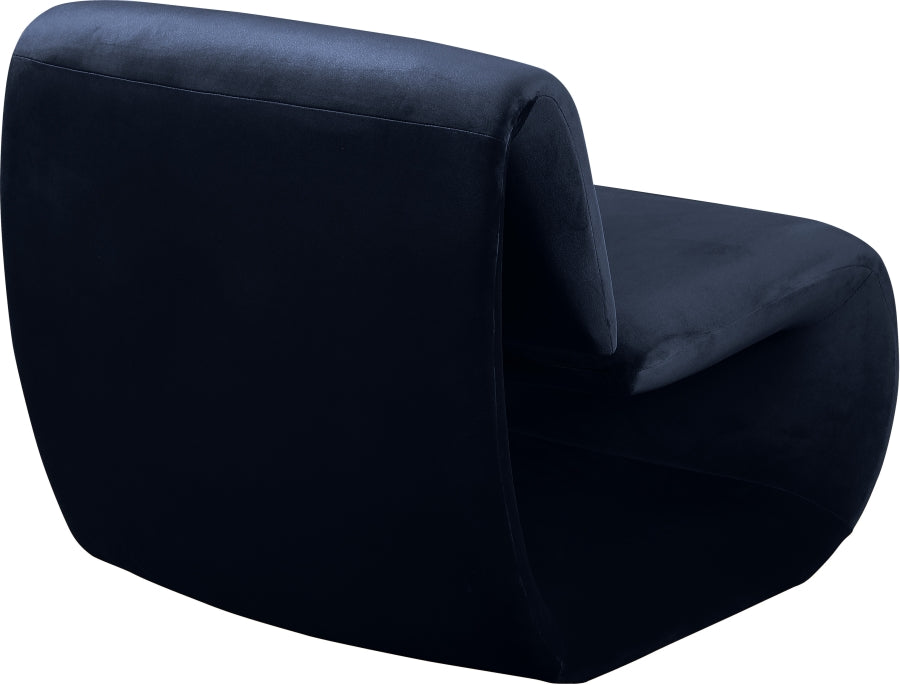 Fauteuil d'appoint rembourré en chenille Vivi