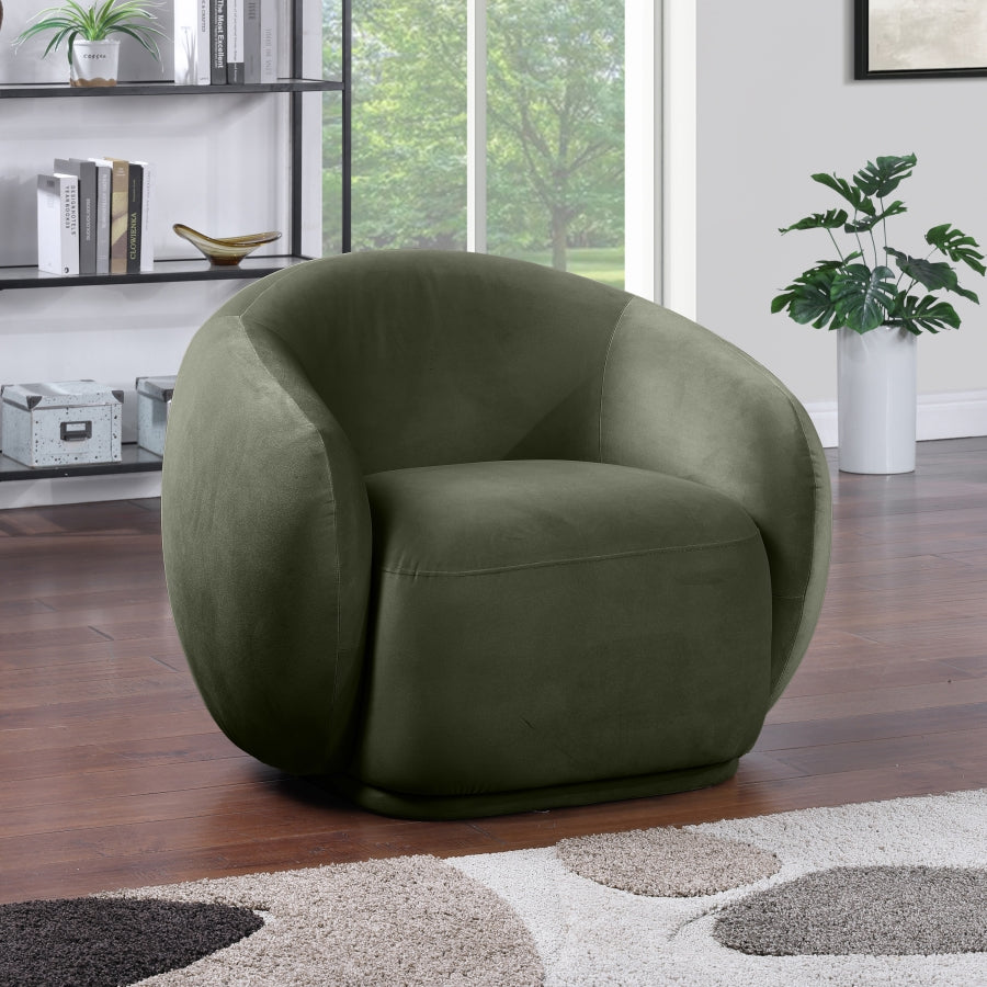 Emery Velvet Upholstered Accent Chair