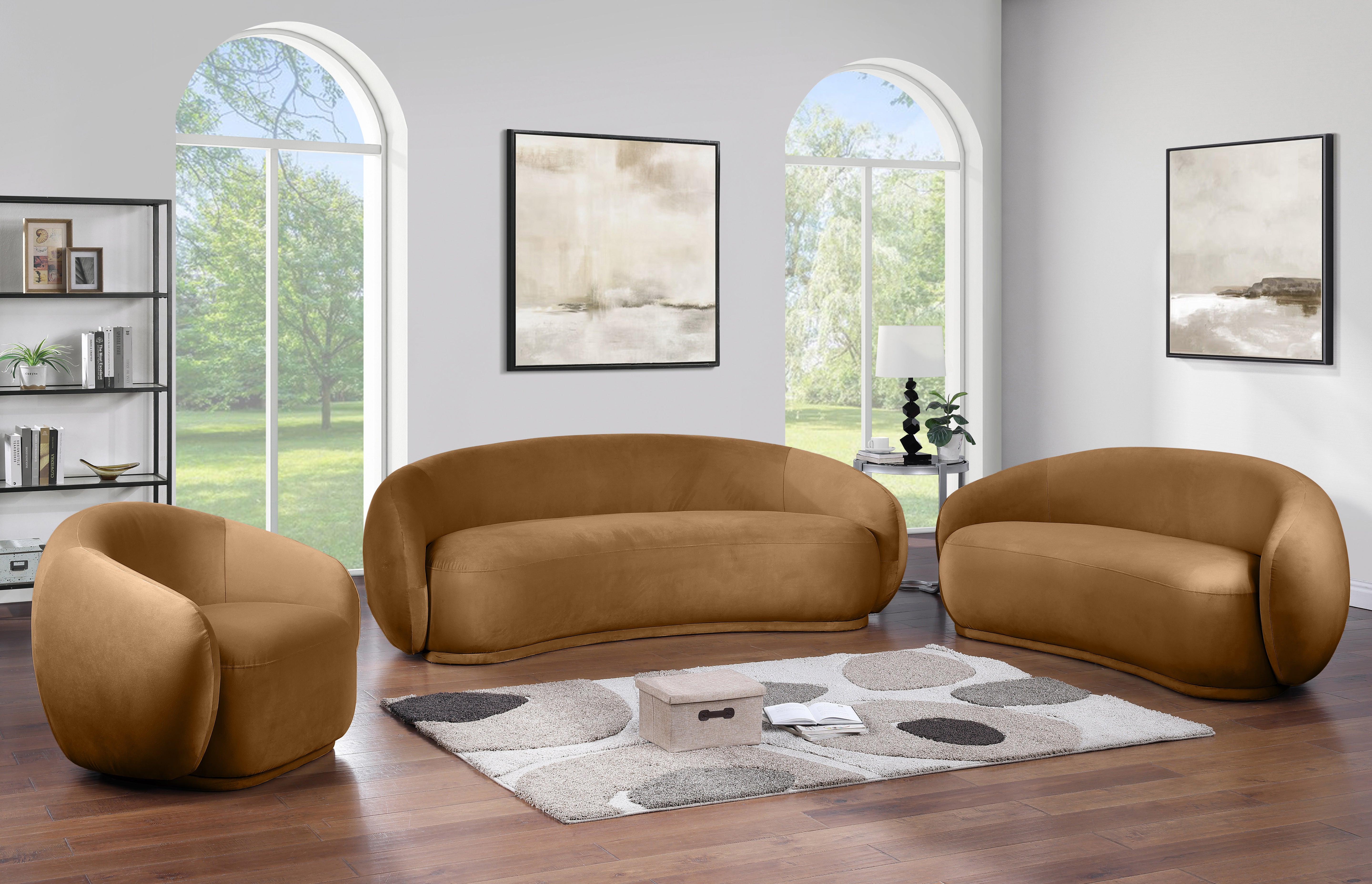 Emery Velvet Upholstered Accent Chair