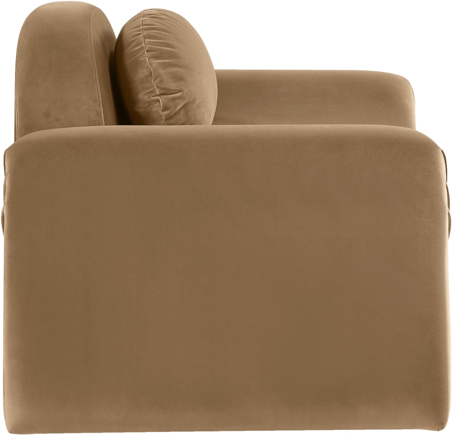 Fauteuil d'appoint rembourré en chenille Vivi