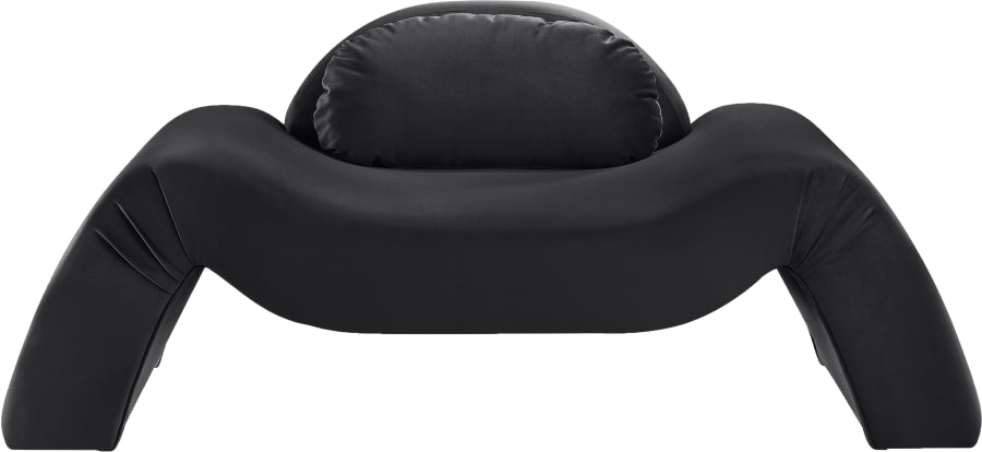 Fauteuil d'appoint rembourré en chenille Vivi