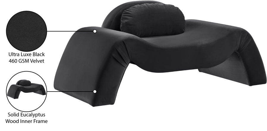 Fauteuil d'appoint rembourré en chenille Vivi