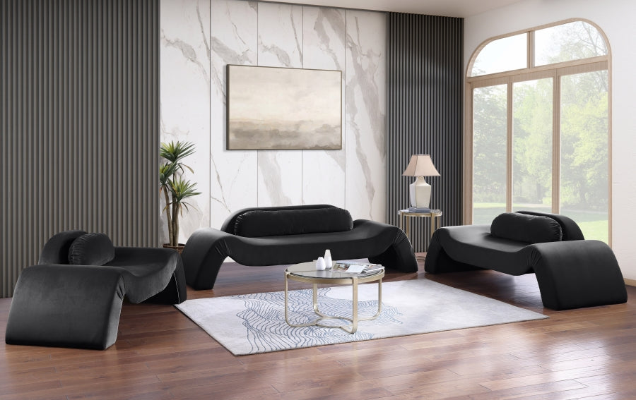 Fauteuil d'appoint rembourré en chenille Vivi