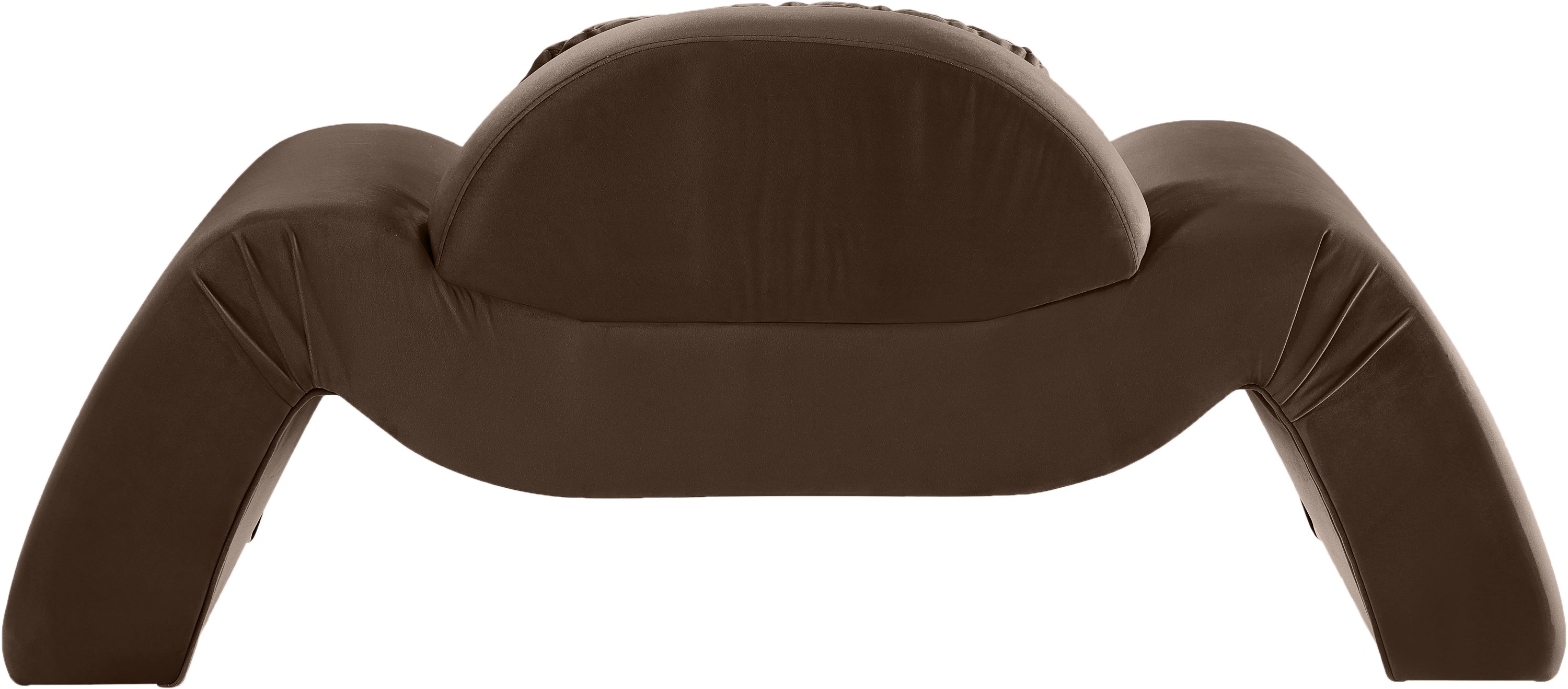 Fauteuil d'appoint rembourré en chenille Vivi