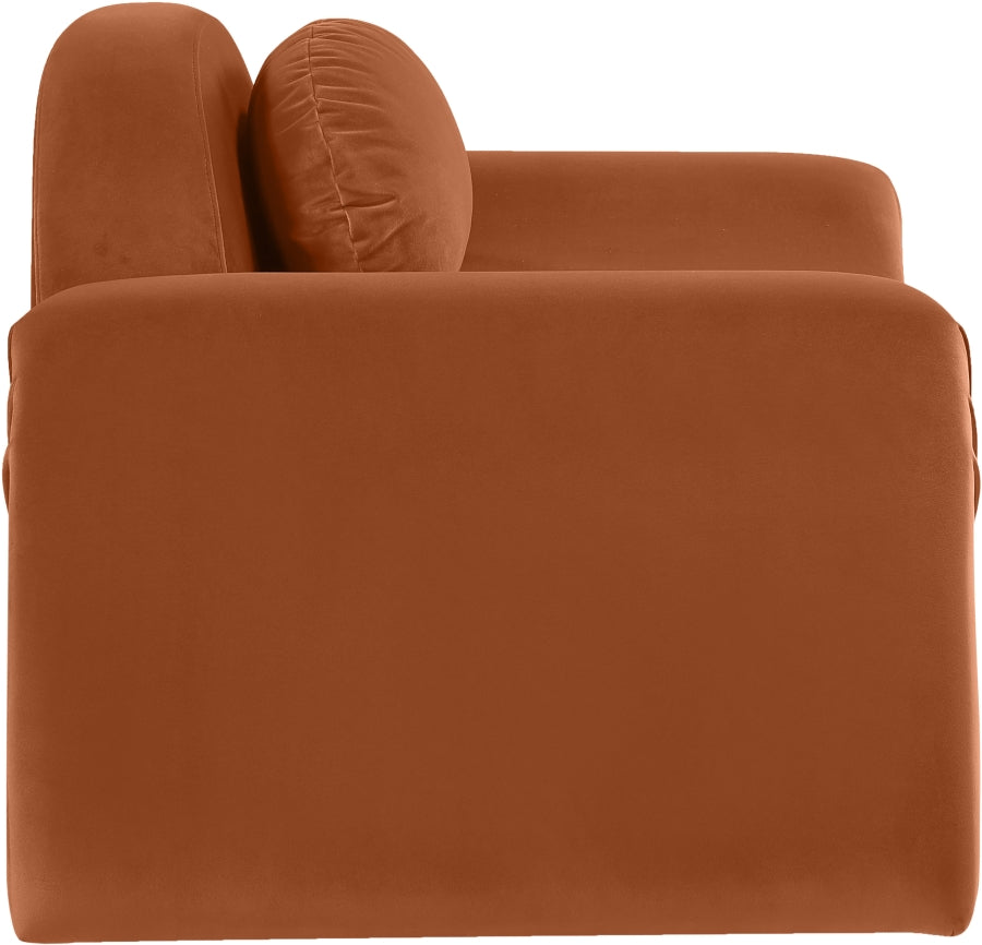 Fauteuil d'appoint rembourré en chenille Vivi