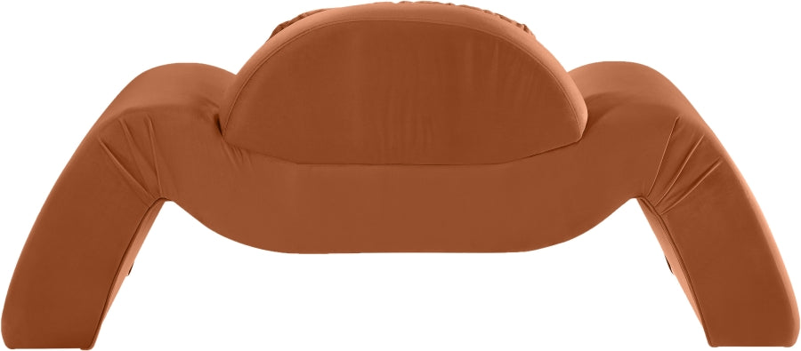 Fauteuil d'appoint rembourré en chenille Vivi