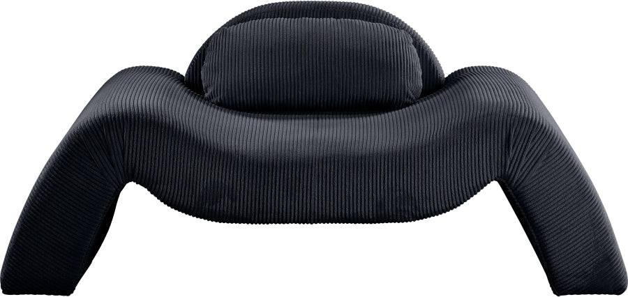 Fauteuil d'appoint rembourré en chenille Vivi