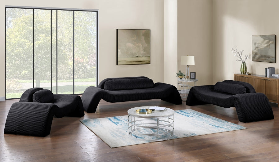Fauteuil d'appoint rembourré en chenille Vivi