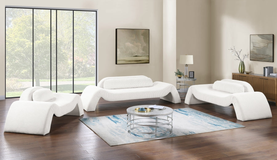Fauteuil d'appoint rembourré en chenille Vivi