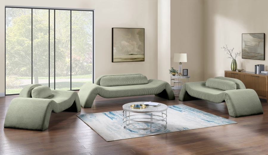 Fauteuil d'appoint rembourré en chenille Vivi