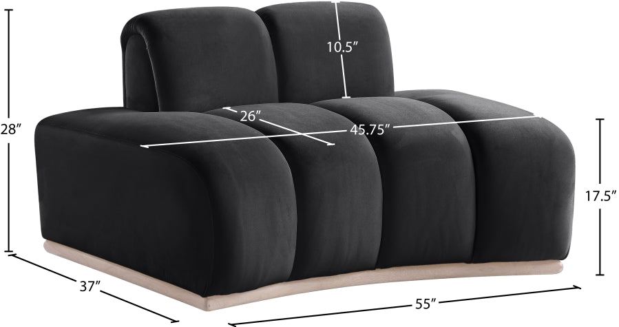 Jace Velvet Upholstered Accent Chair