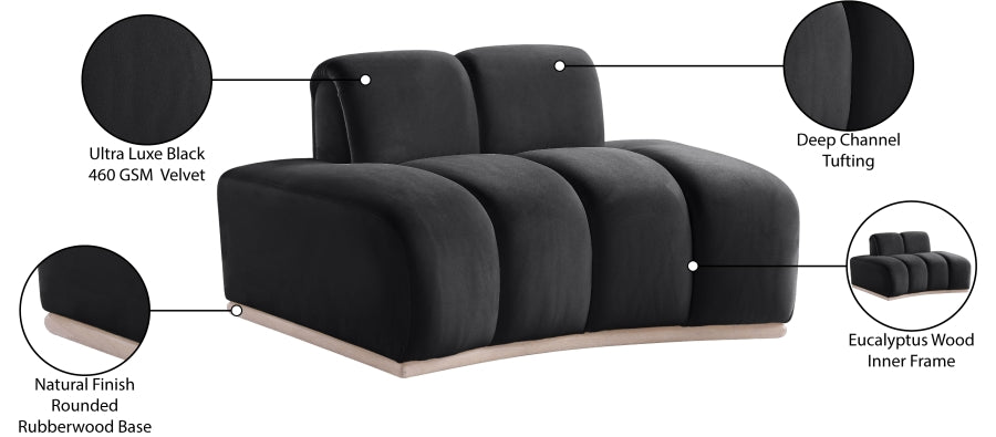 Jace Velvet Upholstered Accent Chair
