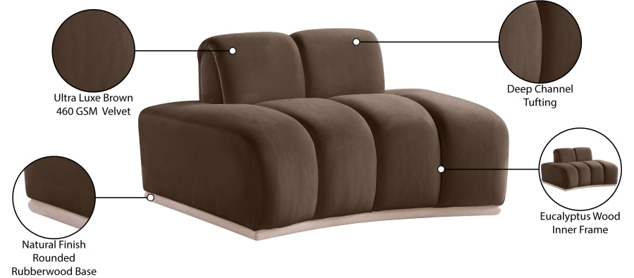 Jace Velvet Upholstered Accent Chair