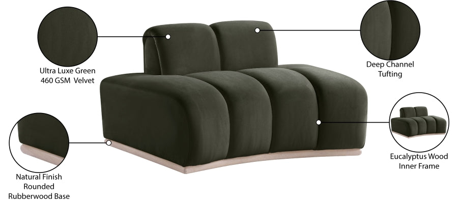 Jace Velvet Upholstered Accent Chair