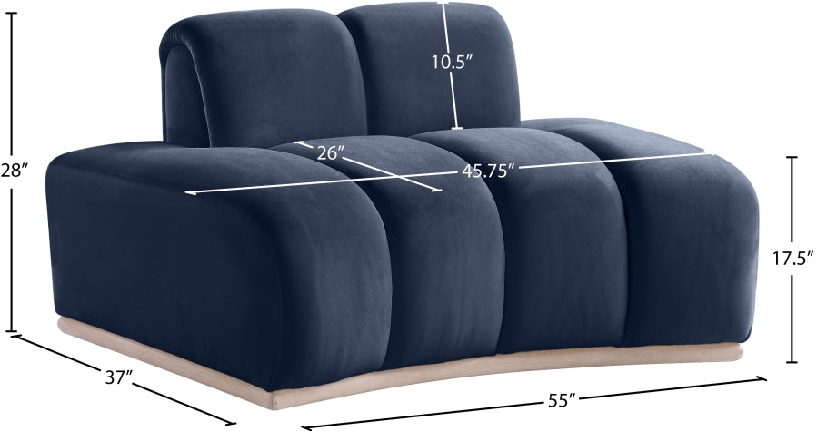 Jace Velvet Upholstered Accent Chair