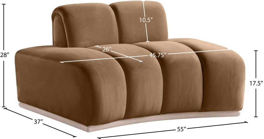 Jace Velvet Upholstered Accent Chair