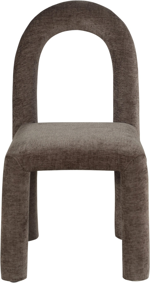 Fauteuil d'appoint rembourré en chenille Vivi