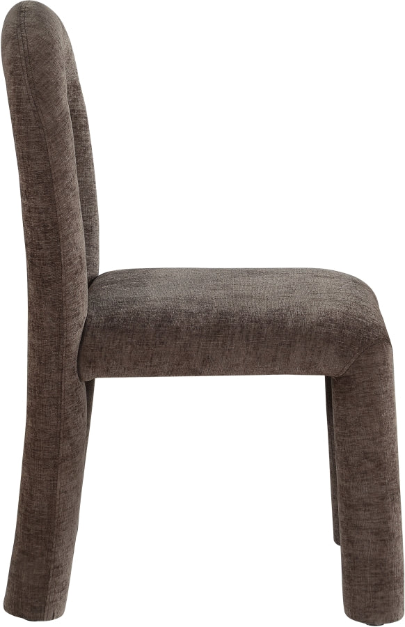 Fauteuil d'appoint rembourré en chenille Vivi
