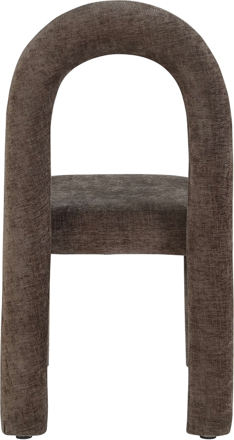 Fauteuil d'appoint rembourré en chenille Vivi