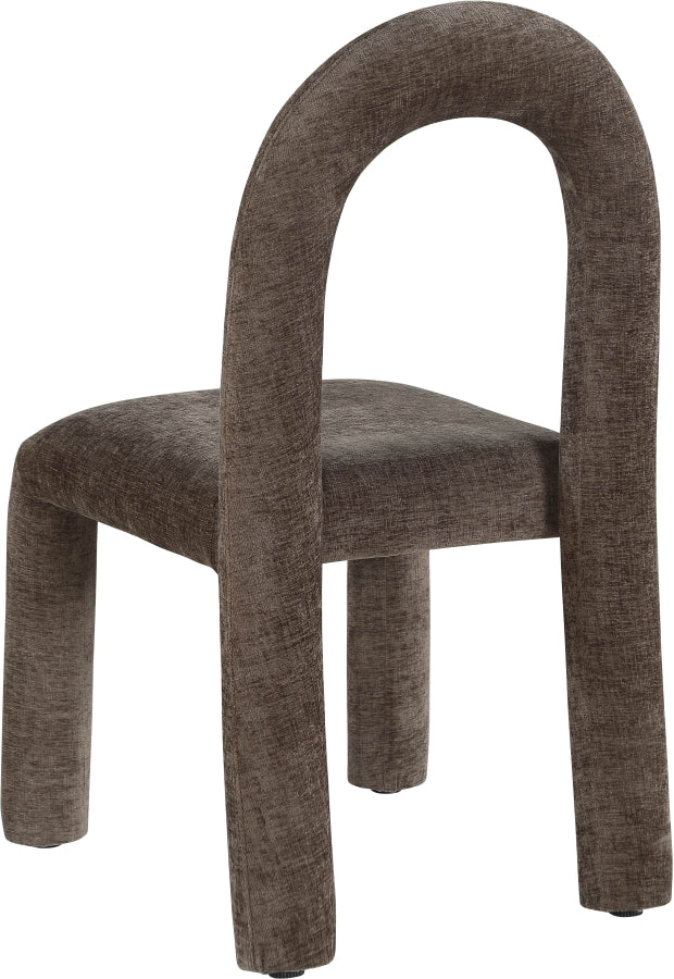 Fauteuil d'appoint rembourré en chenille Vivi