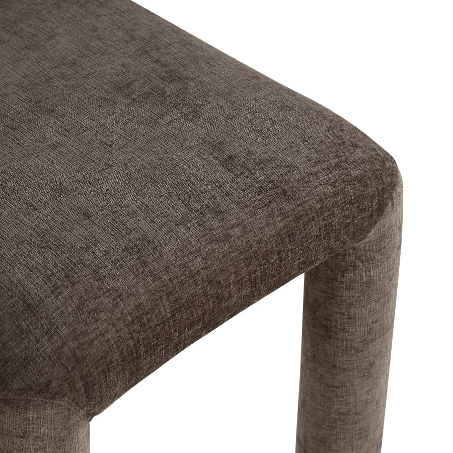 Fauteuil d'appoint rembourré en chenille Vivi
