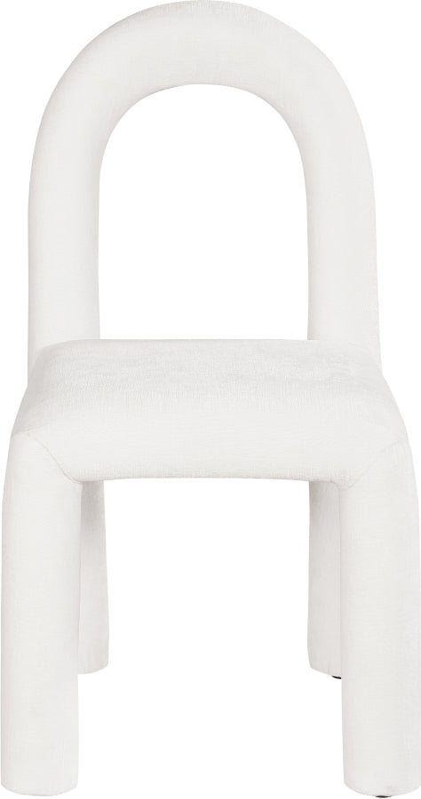 Fauteuil d'appoint rembourré en chenille Vivi
