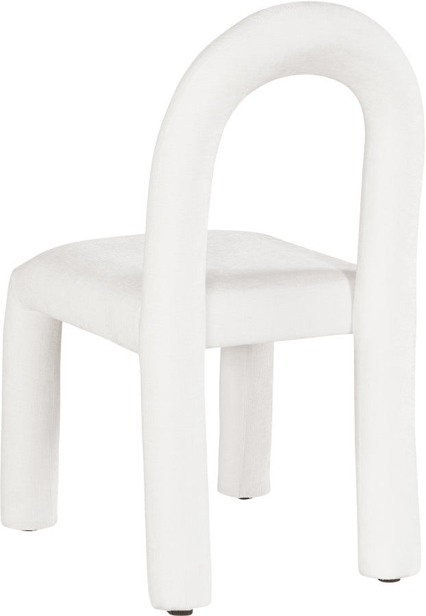 Fauteuil d'appoint rembourré en chenille Vivi
