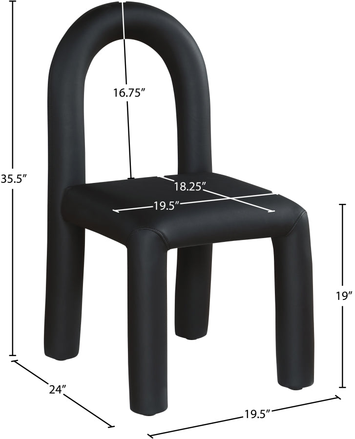 Fauteuil d'appoint rembourré en chenille Vivi