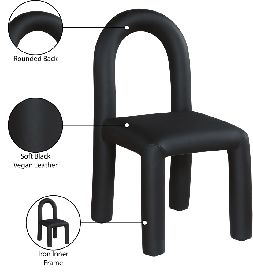 Fauteuil d'appoint rembourré en chenille Vivi