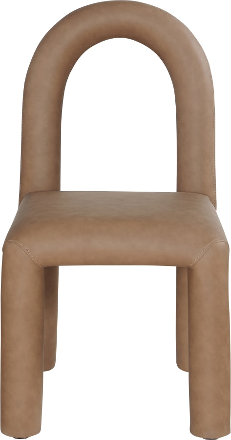 Fauteuil d'appoint rembourré en chenille Vivi