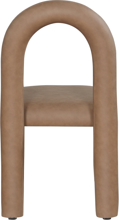 Fauteuil d'appoint rembourré en chenille Vivi