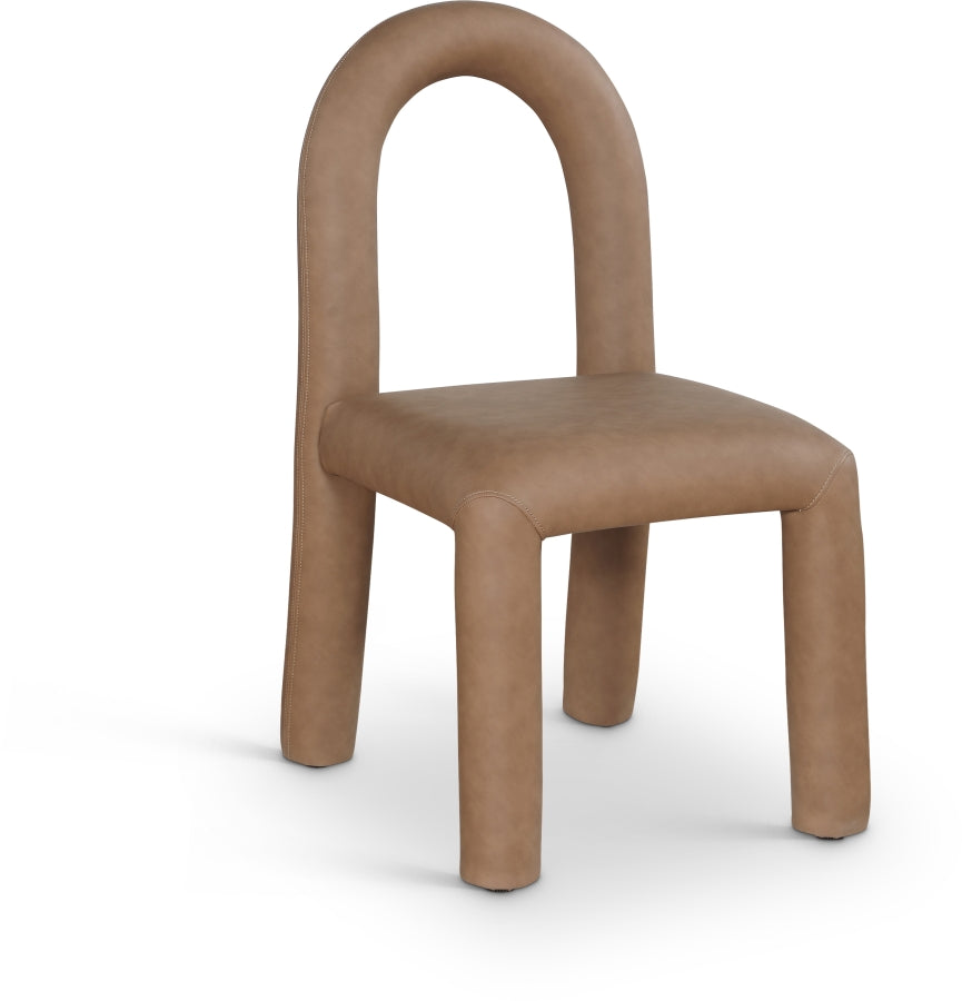 Fauteuil d'appoint rembourré en chenille Vivi