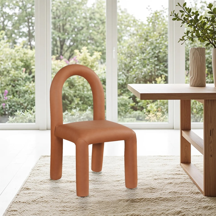 Fauteuil d'appoint rembourré en chenille Vivi