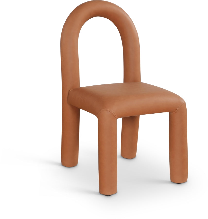 Fauteuil d'appoint rembourré en chenille Vivi