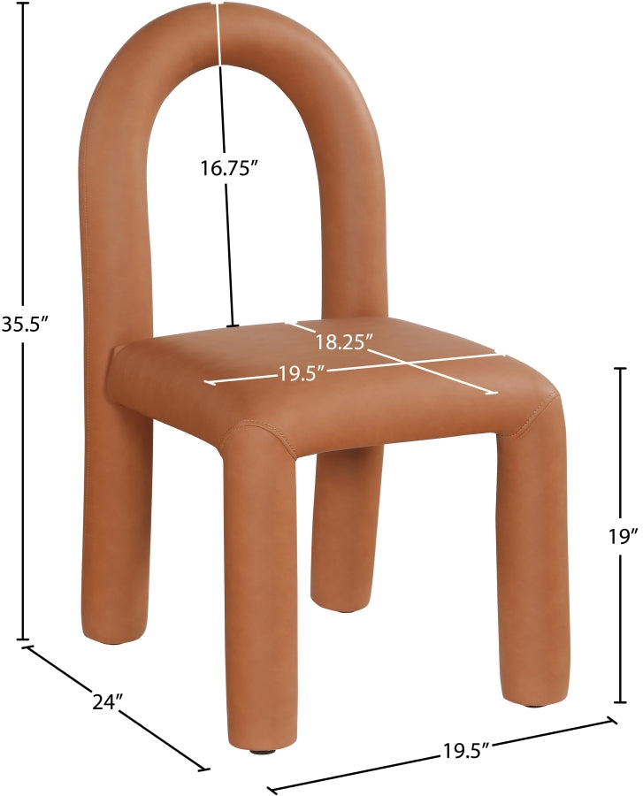 Fauteuil d'appoint rembourré en chenille Vivi