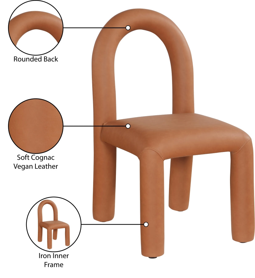 Fauteuil d'appoint rembourré en chenille Vivi