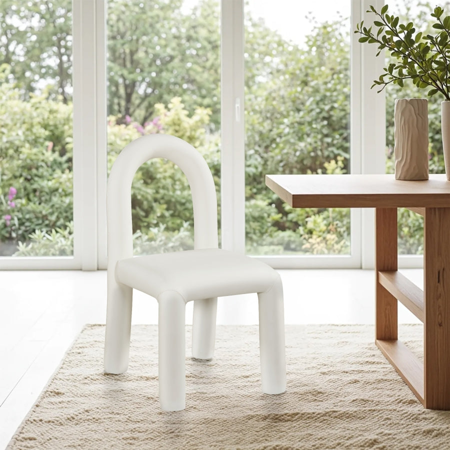 Fauteuil d'appoint rembourré en chenille Vivi